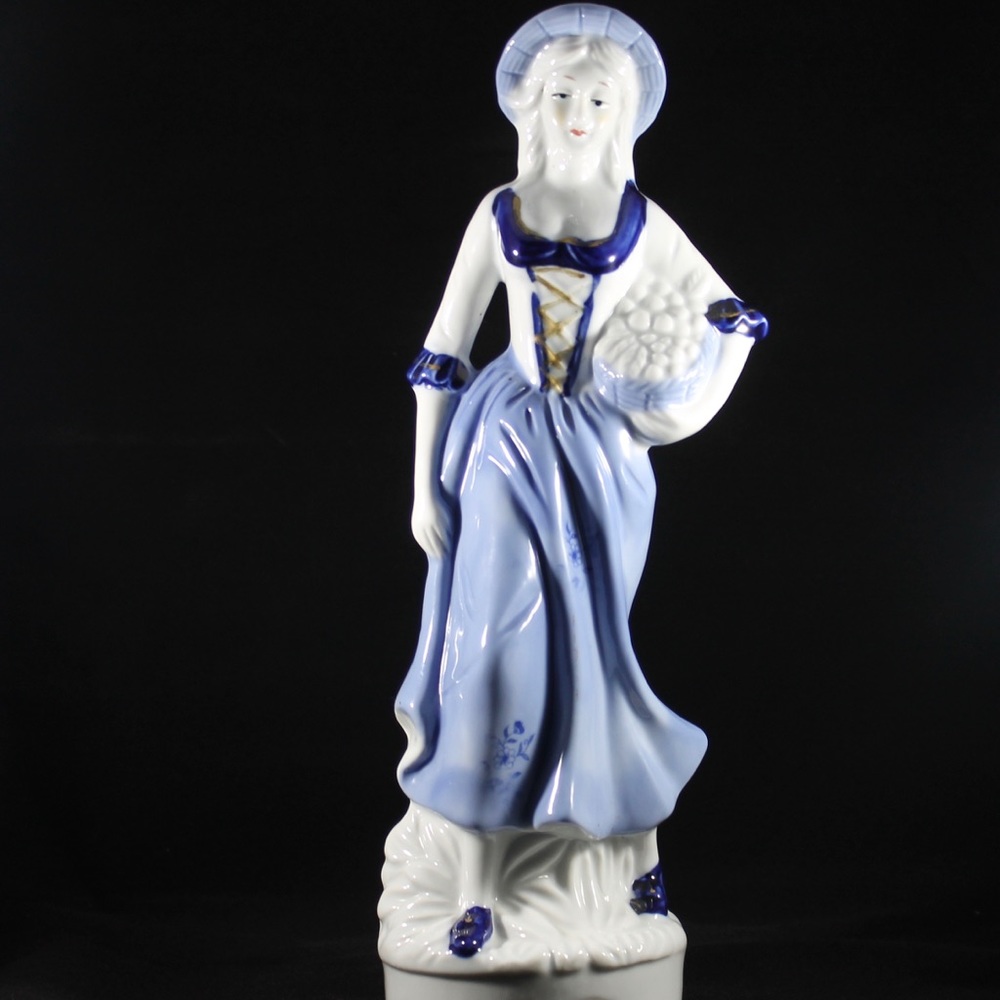 Vintage Woman Porcelain Figurine